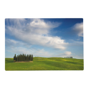 Cypress trees in Tuscany placemat