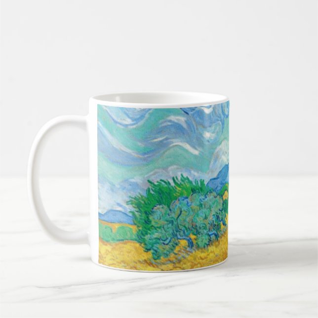 Cypresses Coffee Mug (Left)