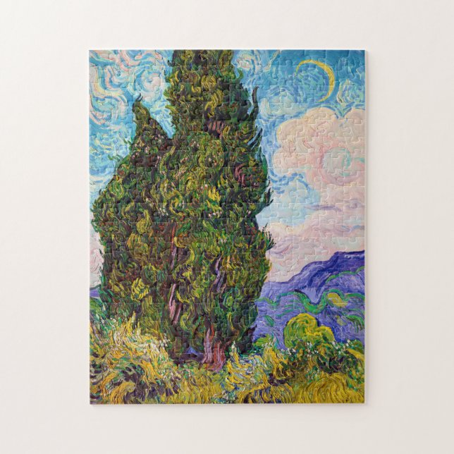 Cypresses, Van Gogh Jigsaw Puzzle (Vertical)