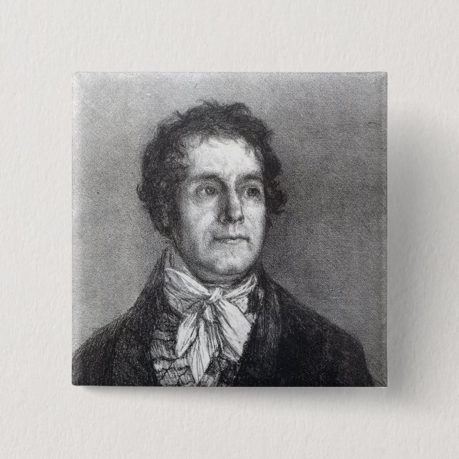 Cyprien Gaulon, 1824-5 Pinback Button (Front)