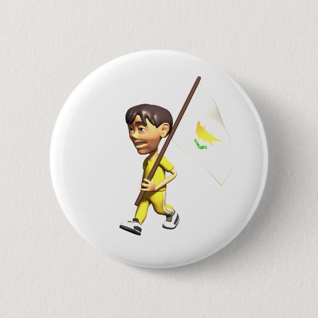 Cypriot Boy Pinback Button (Front)