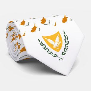 Cypriot Flag & Coat of Arms, Flag of Cyprus Neck Tie