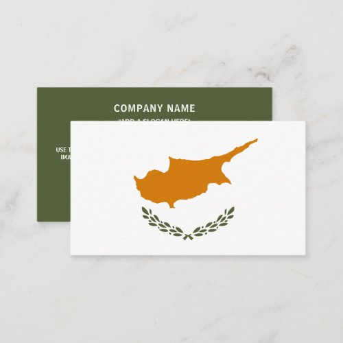 Cypriot Flag Flag of Cyprus Business Card