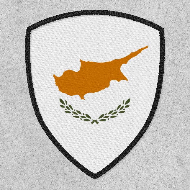 Cypriot Flag, Flag of Cyprus Patch (Front)