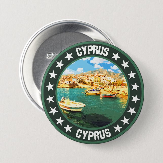 Cyprus                                             button (Front & Back)