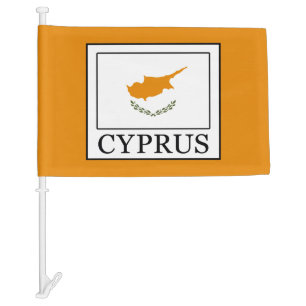 Cyprus Car Flag