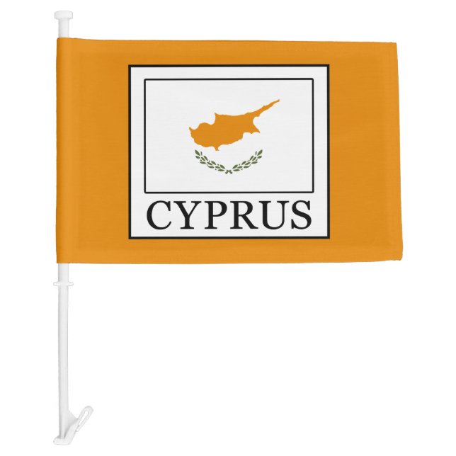 Cyprus Car Flag (Front)