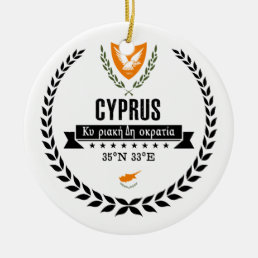 Cyprus Ceramic Ornament