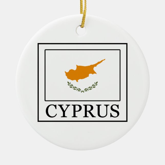 Cyprus Ceramic Ornament (Front)