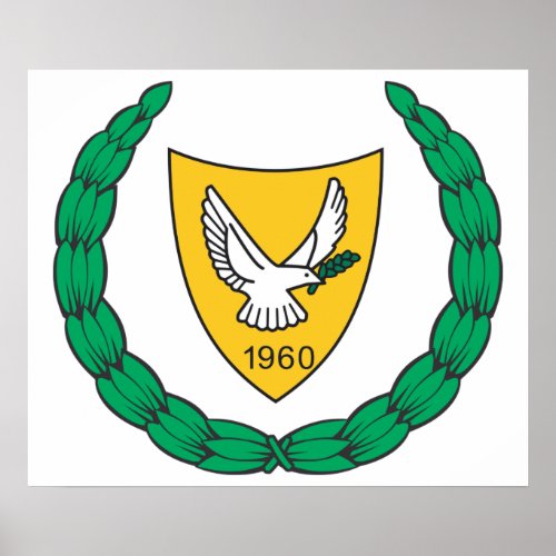 Cyprus Coat Of Arms Poster