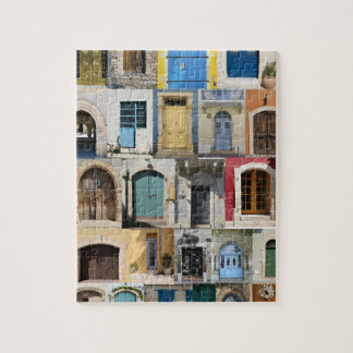 Cyprus colourful doors jigsaw puzzle