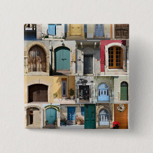 Cyprus colourful doors magnet button