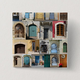 Cyprus colourful doors magnet button