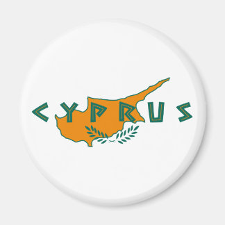 cyprus country map flag travel symbol nation  magnet