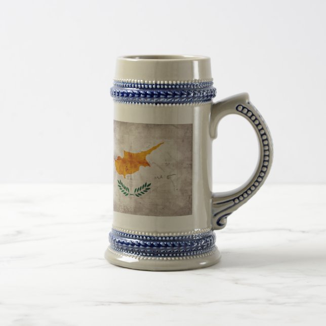 Cyprus; Cypriot Flag Beer Stein (Right)