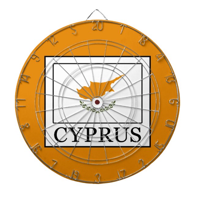 Cyprus Dart Board (Front)