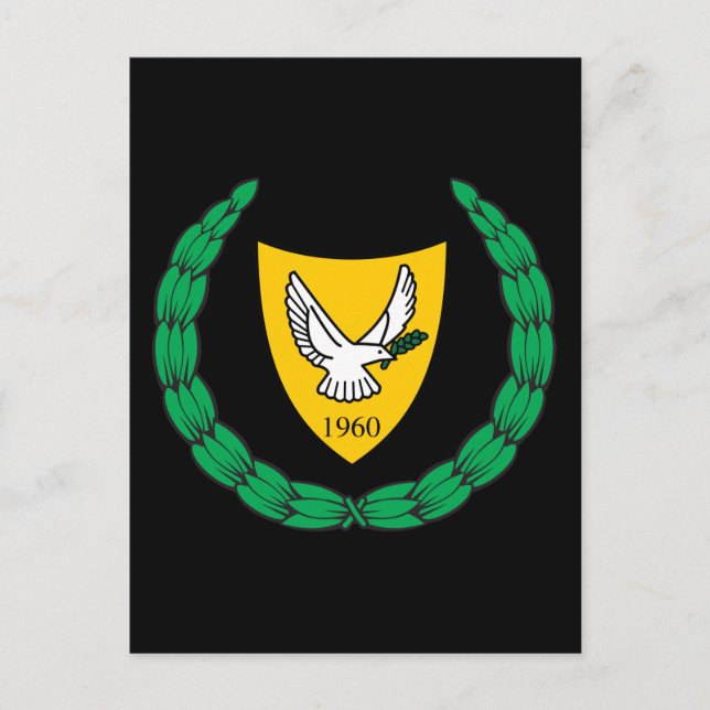 cyprus emblem postcard (Front)