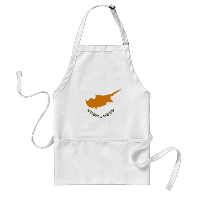 Cyprus Flag Adult Apron (Front)