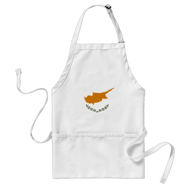 Cyprus Flag Adult Apron (Front)
