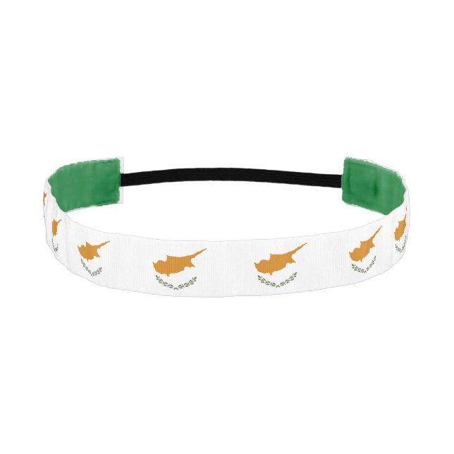 Cyprus Flag Athletic Headband (Front)