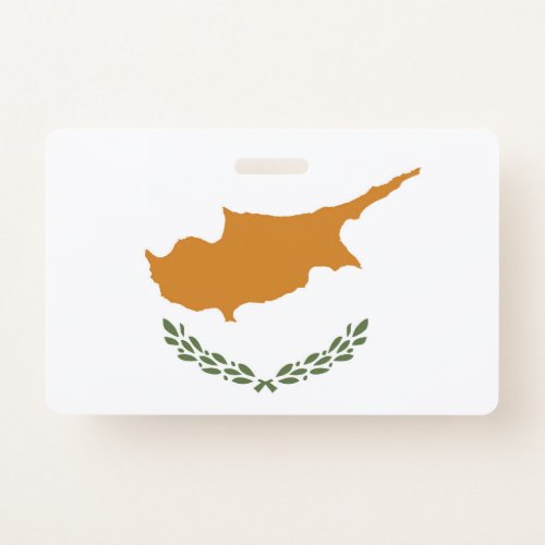 Cyprus flag badge