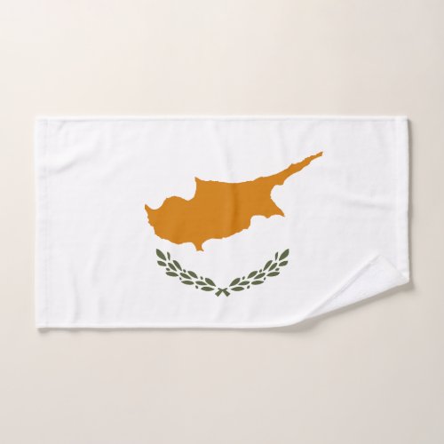 Cyprus Flag Bath Towel Set