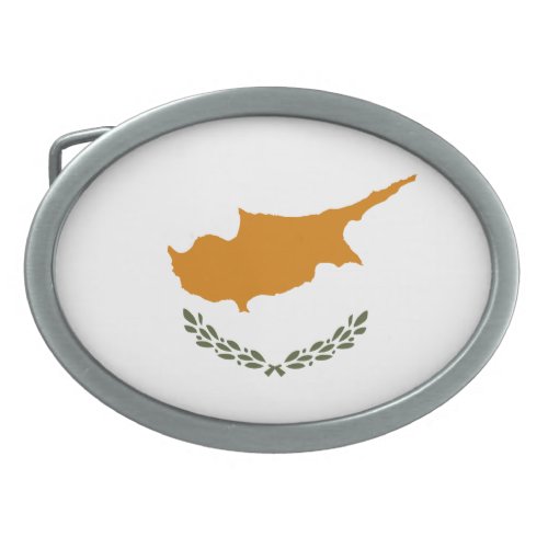 Cyprus Flag Belt Buckle