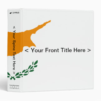 Cyprus Flag Binder