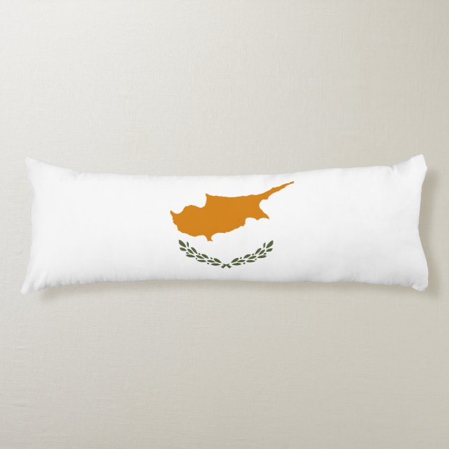 Cyprus Flag Body Pillow (Front)