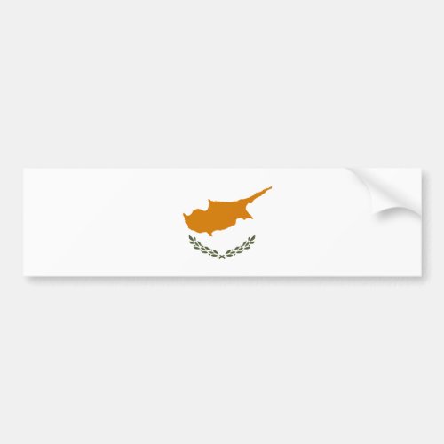 Cyprus Flag Bumper Sticker