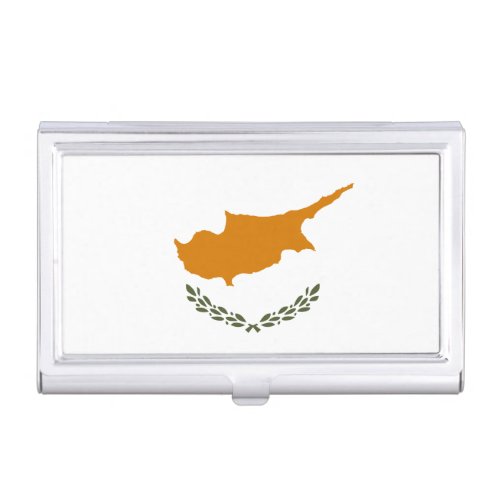 Cyprus Flag Business Card Case