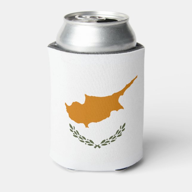 Cyprus Flag Can Cooler (Can Back)