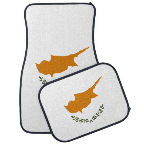 Cyprus Flag Car Floor Mat