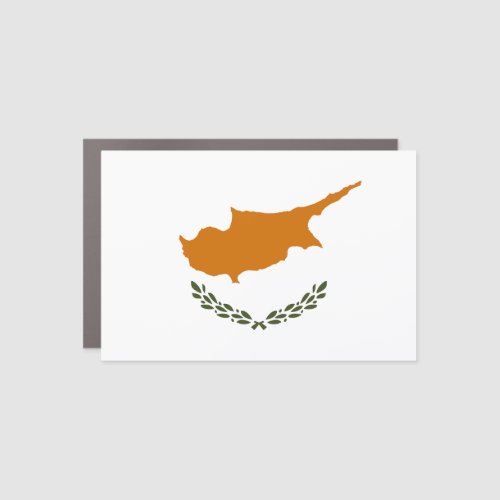 Cyprus Flag Car Magnet