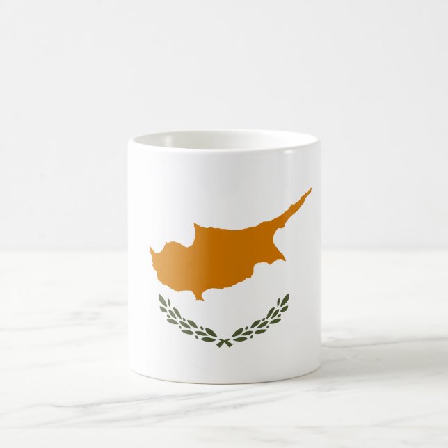 Cyprus Flag Coffee Mug (Center)