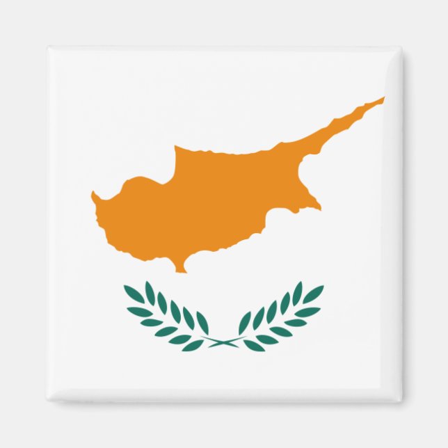 Cyprus Flag CY Magnet (Front)