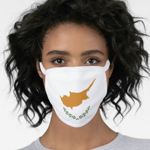 Cyprus flag face mask