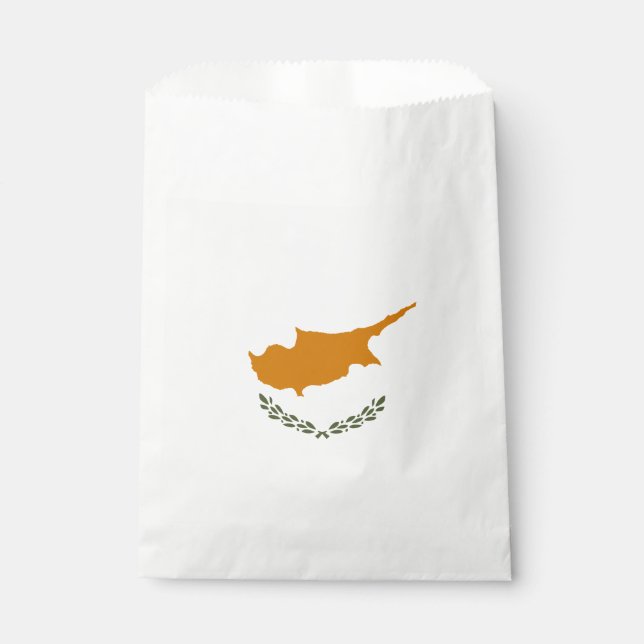 Cyprus Flag Favor Bag (Front)