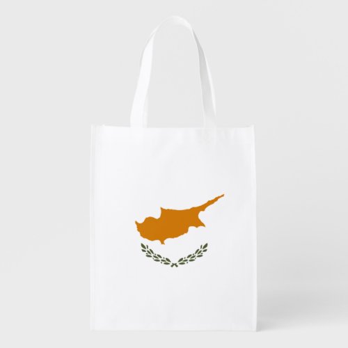 Cyprus Flag Grocery Bag