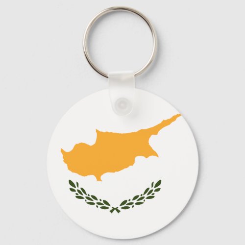 Cyprus Flag Keychain