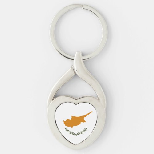 Cyprus Flag Keychain