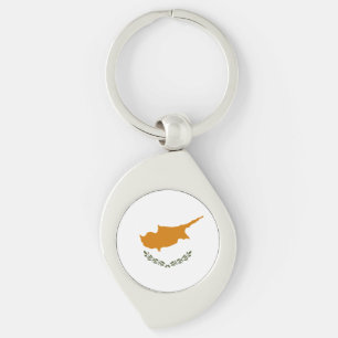 Cyprus Flag Keychain