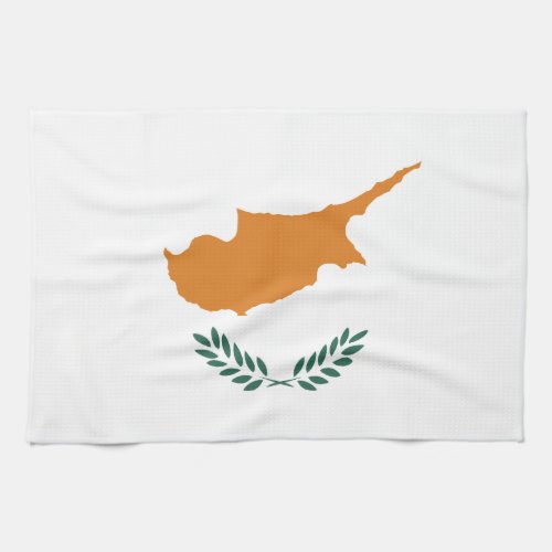 Cyprus Flag Kitchen Towel