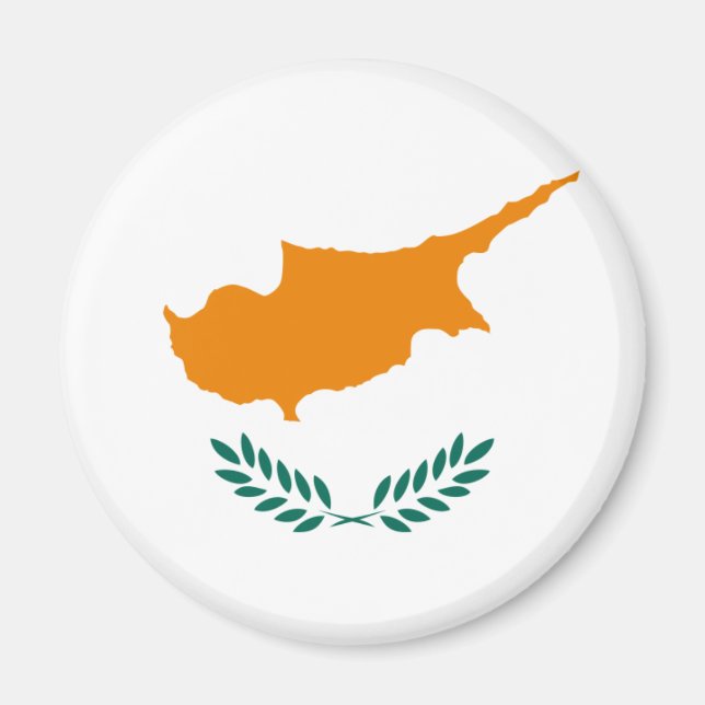 Cyprus Flag Magnet (Front)