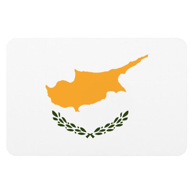 Cyprus Flag Magnet (Horizontal)