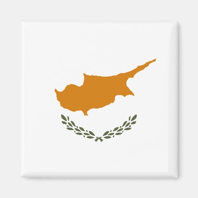 Cyprus Flag Magnet (Front)