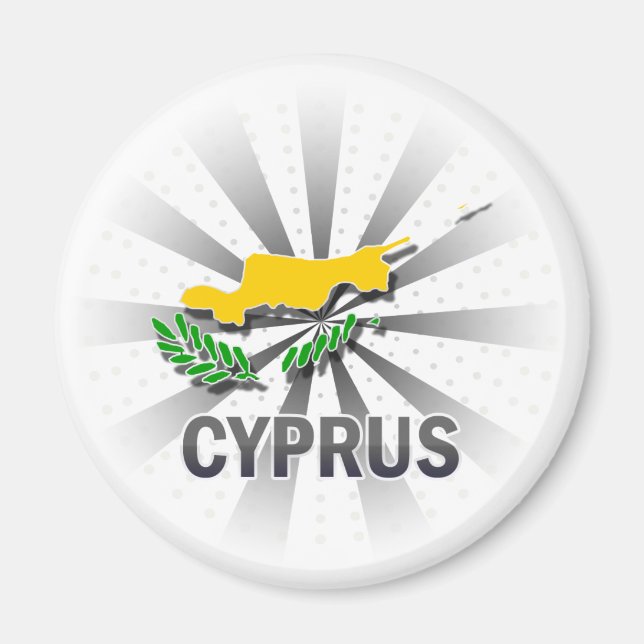 Cyprus Flag Map 2.0 Magnet (Front)