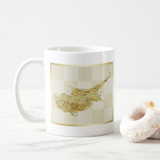 Cyprus Flag + Map Mug