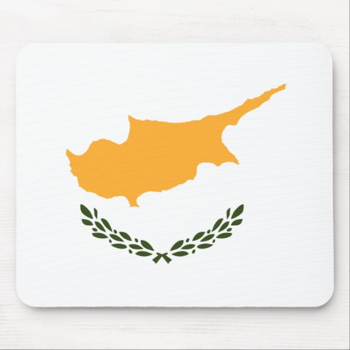 Cyprus Flag Mouse Pad