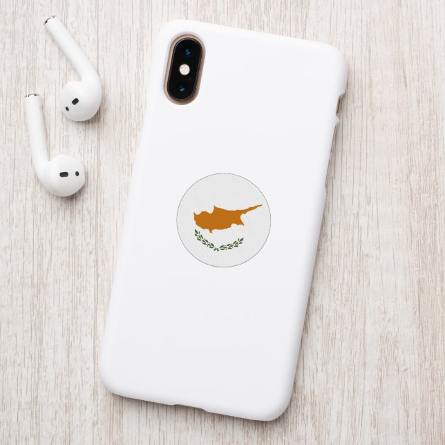 Cyprus flag patch (On Phone Back)